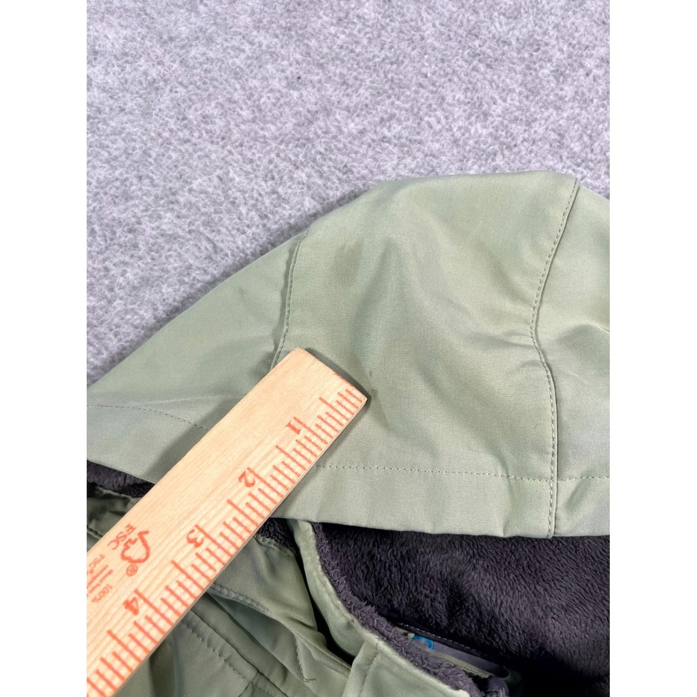 Free Country Softshell Jacket Womens Green Hooded Long Sleeve Casual Outdoor - Picture 6 of 12